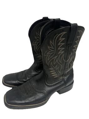 Ariat | Shoes | Ariat Mens Cowboy Roper Boots Black Sz 8  display picture 2